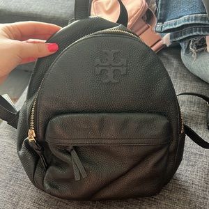 Tory Burch Black Mini Backpack